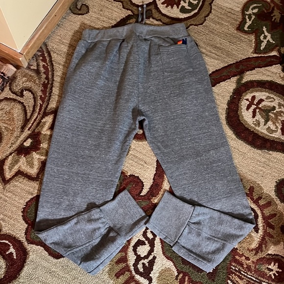 AVIATOR NATION Size XXLarge 2X Tall 36" Inseam Shin/Kneepad Sweatpants$198 RARE - Picture 10 of 17